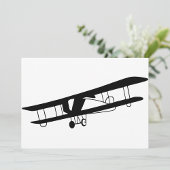 Invitations d'avion vintage