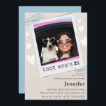 Invitations de 21e anniversaire Funny Photo Regard<br><div class="desc">Invitations de 21e anniversaire Funny Photo Regardez qui est</div>