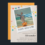 Invitations de 21e anniversaire Hommes Funny Photo<br><div class="desc">Invitations de 21e anniversaire Hommes Funny Photo</div>