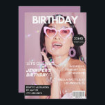 Invitations de 22e anniversaire pour son magazine<br><div class="desc">Invitations de 22e anniversaire pour sa photo de couverture de magazine</div>