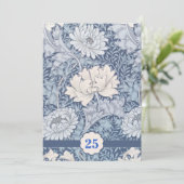 invitations de 25e anniversaire de mariage vintage (Debout devant)