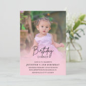 Invitations de 2e anniversaire Anniversaire Dîner (Debout devant)