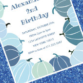 Invitations de 2e anniversaire d'Halloween citroui