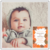 Invitations de 2e anniversaire d'Halloween citroui