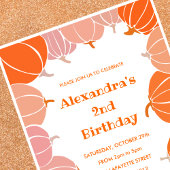 Invitations de 2e anniversaire d'Halloween Enfants