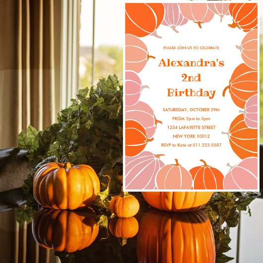 Invitations de 2e anniversaire d'Halloween Enfants