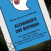 Invitations de 2e anniversaire d'Halloween Livres 