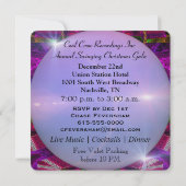 Invitations de 5,25 po de Père Noël (Dos)