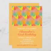 Invitations de 62e anniversaire Simple Modern Ball (Devant / Derrière)