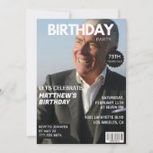 Invitations de 75e anniversaire Men Him Magazine C (Devant)