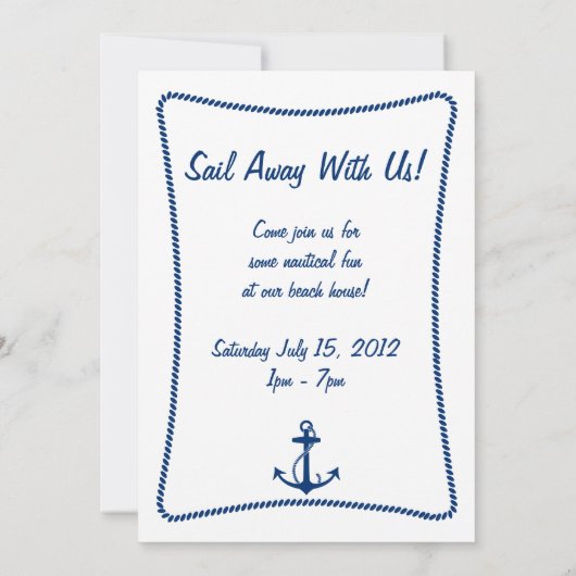 Invitations de Ancres (Dos)