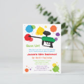 Invitations de Anniversaires de enfants de Splat P (Debout devant)