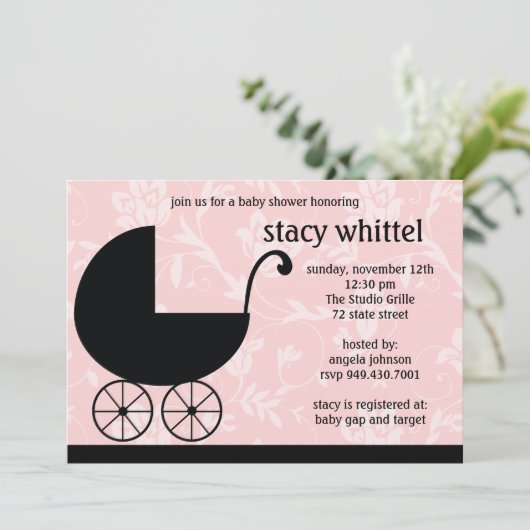 Invitations de baby shower (Debout devant)