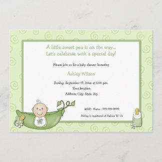 Invitations de baby shower