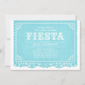 Invitations de baby shower de fiesta (Devant)