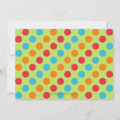 Invitations de baby shower de hibou (Dos)