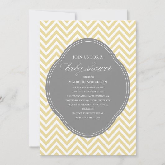 INVITATIONS DE BABY SHOWER DE LA DOUCHE %PIPE% DE (Devant)