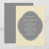 INVITATIONS DE BABY SHOWER DE LA DOUCHE %PIPE% DE (Devant / Derrière)