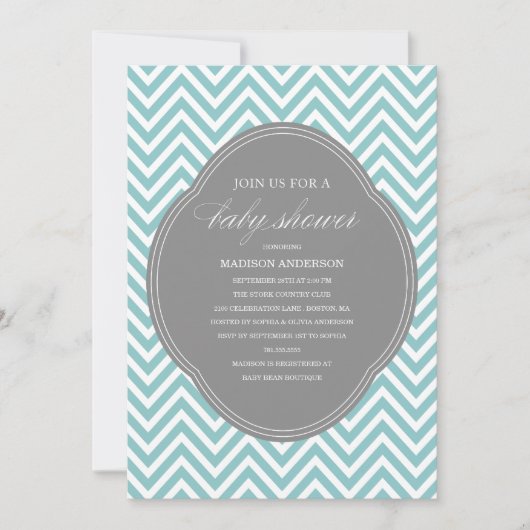 INVITATIONS DE BABY SHOWER DE LA DOUCHE %PIPE% DE (Devant)