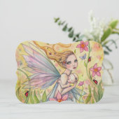 Invitations de Baby shower de la fée de la mère et (Debout devant)