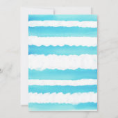 Invitations de baby shower de mer pour une sirène (Dos)