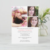 Invitations de baby shower de photo pour des (Debout devant)