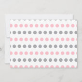 Invitations de baby shower d'éléphant pour une (Dos)