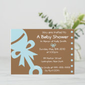 Invitations de baby shower, invitations, annonces (Debout devant)