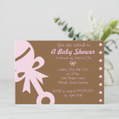 Invitations de baby shower, invitations, annonces (Debout devant)