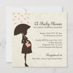 Invitations de Baby showers lunaires