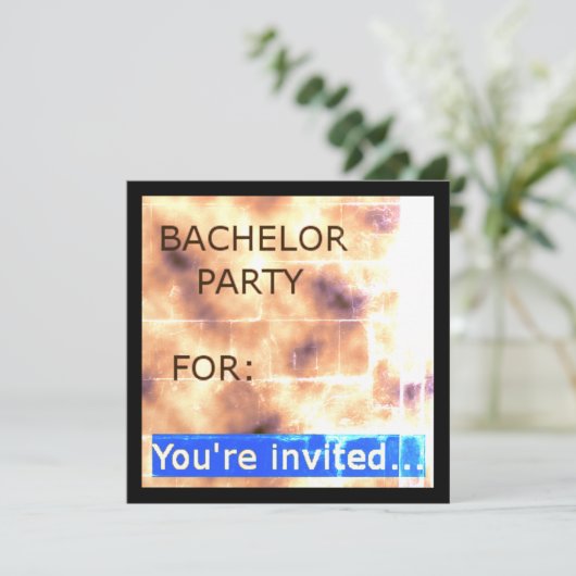 Invitations de Bachelor Party (10) (Debout devant)