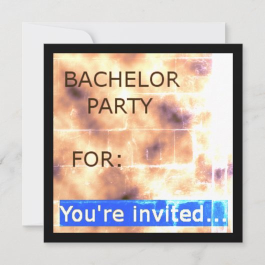 Invitations de Bachelor Party (10) (Devant)