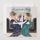 Invitations de Bachelorette Art Déco (Devant)