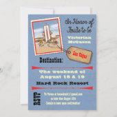 Invitations de bachelorette de fin de semaine pour (Dos)