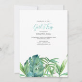 Invitations de Bachelorette de Plage Tropicale (Devant)
