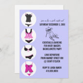 Invitations de Bachelorette Party (Devant / Derrière)