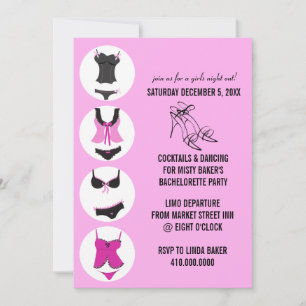 Invitations de Bachelorette Party