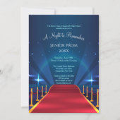 Invitations de bal d'étudiants de tapis rouge (Devant)