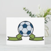 Invitations De Balle De Football Et De Ruban (Debout devant)