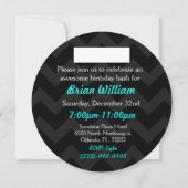 Invitations de balle de soccer souriant (Dos)