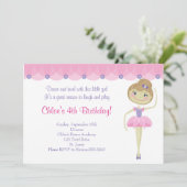 Invitations de ballerine de Lil (Debout devant)