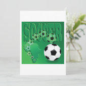 Invitations de balles de football (Debout devant)