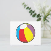 Invitations de balles de plage en plastique gonfla (Debout devant)