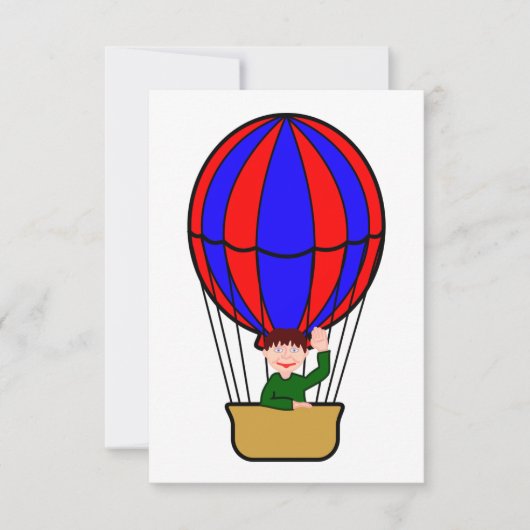 Invitations de ballon à air chaud (Devant)