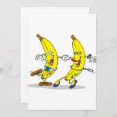 Invitations de bananes dansantes (Devant / Derrière)