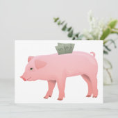 Invitations de banque rose (Debout devant)