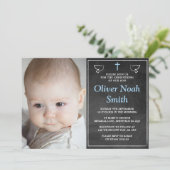 Invitations de baptême/baptême - bébé (Debout devant)