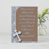 Invitations de baptême/baptême/communion (Debout devant)