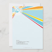 INVITATIONS DE BAPTÊME : : colombe moderne 5P (Dos)