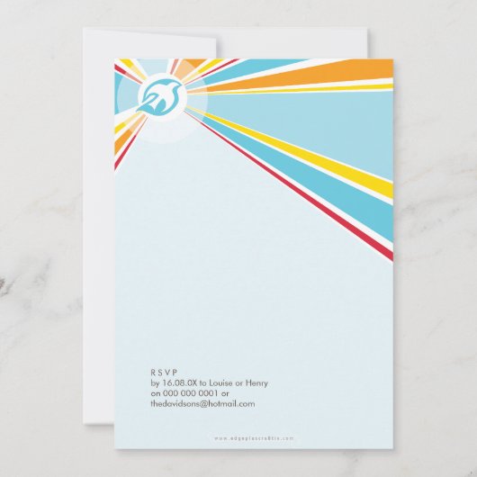 INVITATIONS DE BAPTÊME : : colombe moderne 5P (Dos)